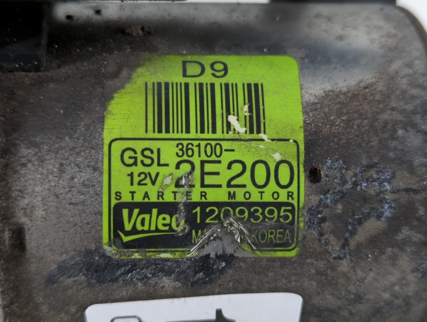 2016-2022 Kia Forte Car Starter Motor Solenoid OEM P/N:1209395 36100-2E200 Fits Fits 2013 2014 2016 2017 2018 2019 2020 2021