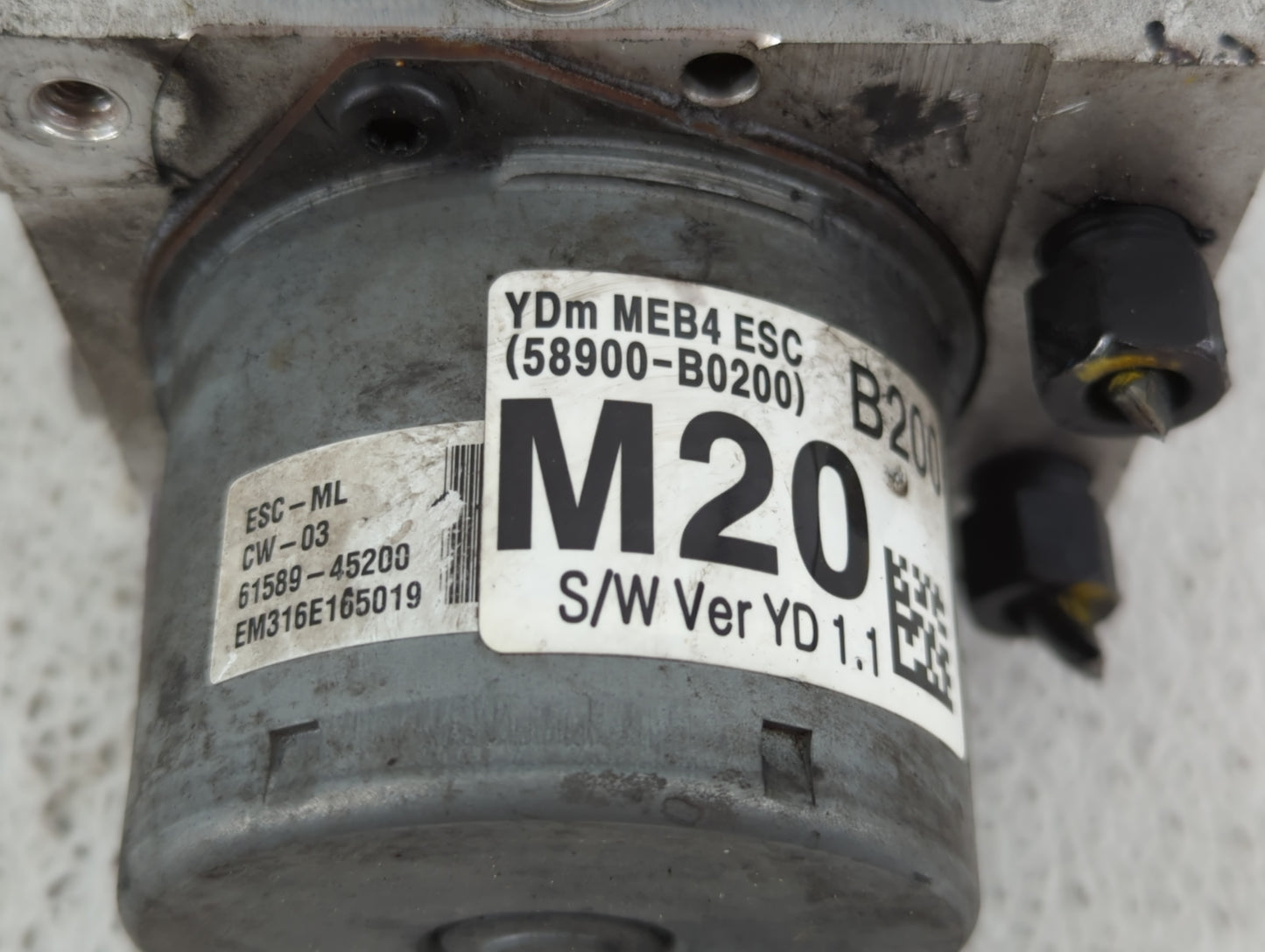 2017-2018 Kia Forte ABS Pump Control Module Replacement P/N:58900-B0200 Fits Fits 2017 2018 OEM Used Auto Parts - Oemusedaut