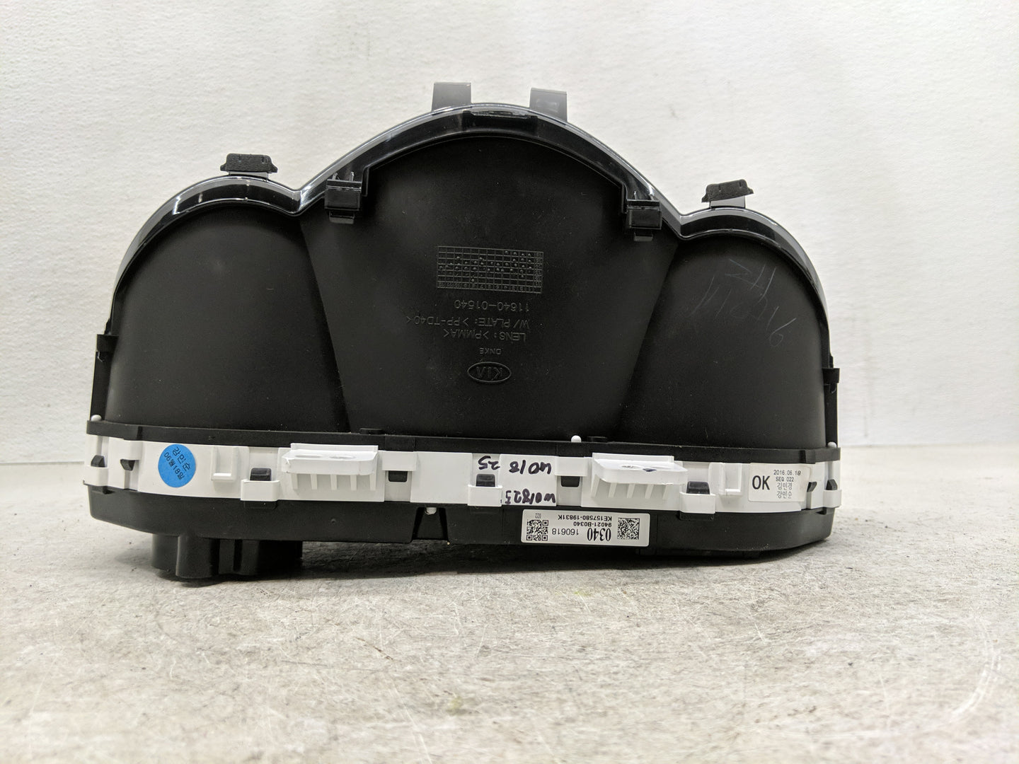 2017-2018 Kia Forte Instrument Cluster Speedometer Gauges P/N:11640-01540 94021-B0340 Fits Fits 2017 2018 OEM Used Auto Part