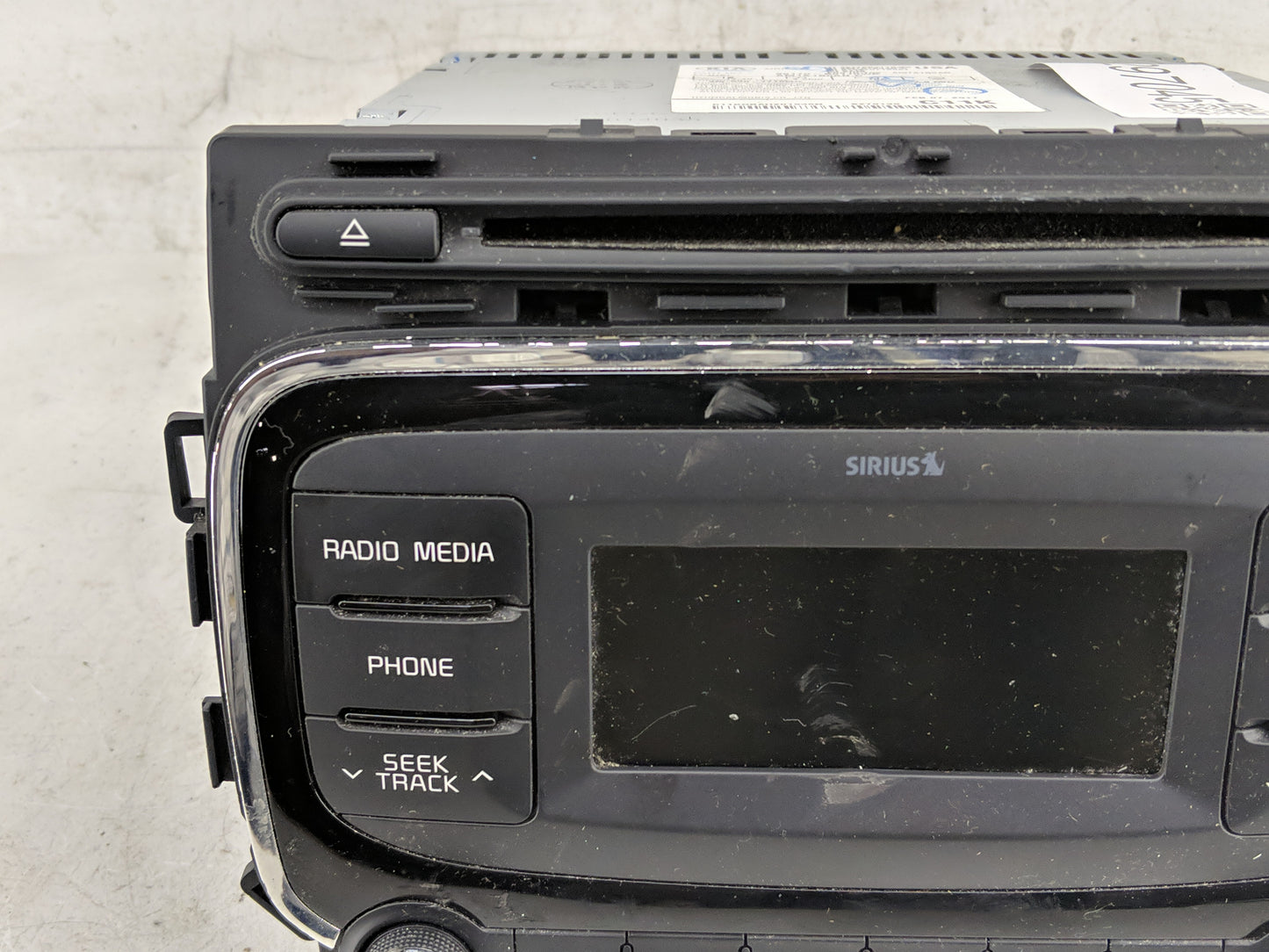 2017-2018 Kia Forte Radio AM FM Cd Player Receiver Replacement P/N:96170-B0110WK Fits Fits 2017 2018 OEM Used Auto Parts - O