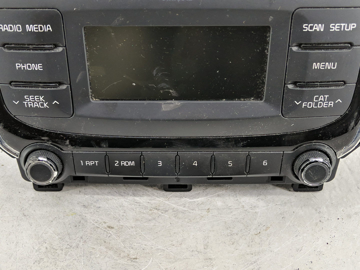 2017-2018 Kia Forte Radio AM FM Cd Player Receiver Replacement P/N:96170-B0110WK Fits Fits 2017 2018 OEM Used Auto Parts - O
