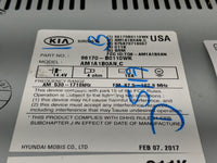 2017-2018 Kia Forte Radio AM FM Cd Player Receiver Replacement P/N:96170-B0110WK Fits Fits 2017 2018 OEM Used Auto Parts - O
