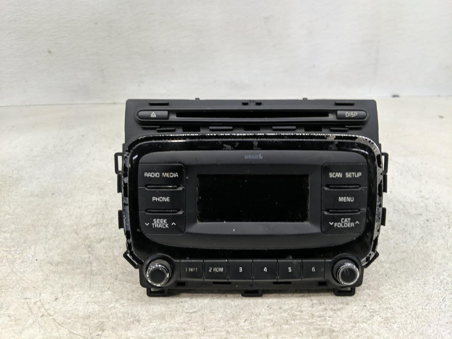 2017-2018 Kia Forte Radio AM FM Cd Player Receiver Replacement P/N:96170-B0010WK Fits Fits 2017 2018 OEM Used Auto Parts - O