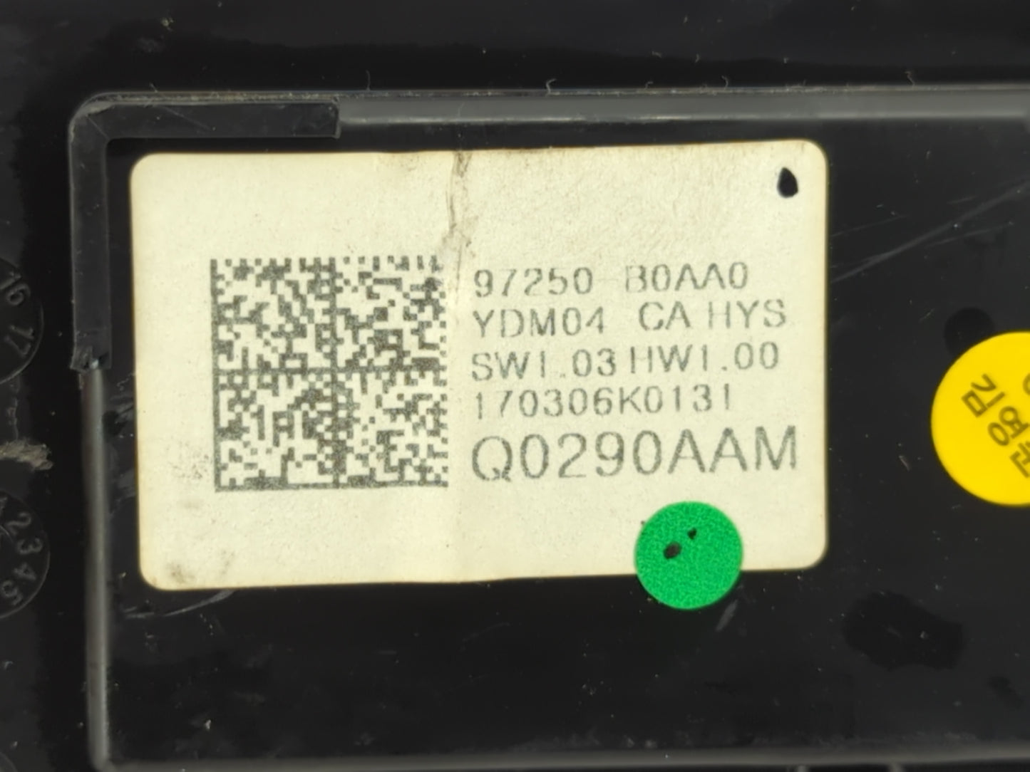 2017-2018 Kia Forte Climate Control Module Temperature AC/Heater Replacement P/N:97250-B0AA0 Fits Fits 2017 2018 OEM Used Au