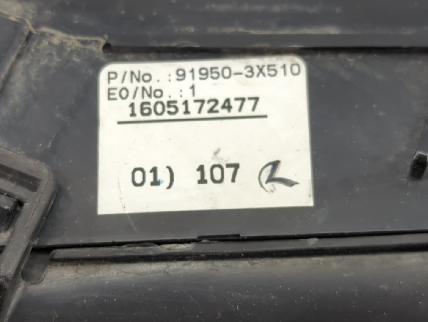 2017-2018 Kia Forte Fusebox Fuse Box Panel Relay Module P/N:91950-3X510 Fits Fits 2017 2018 OEM Used Auto Parts - Oemusedaut
