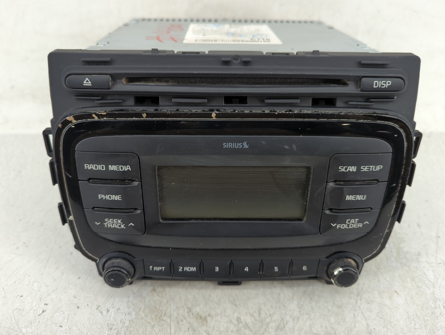 2017-2018 Kia Forte Radio AM FM Cd Player Receiver Replacement P/N:96170-B0110WK Fits Fits 2017 2018 OEM Used Auto Parts - O