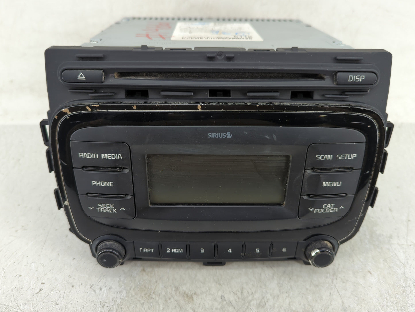 2017-2018 Kia Forte Radio AM FM Cd Player Receiver Replacement P/N:96170-B0110WK Fits Fits 2017 2018 OEM Used Auto Parts - O