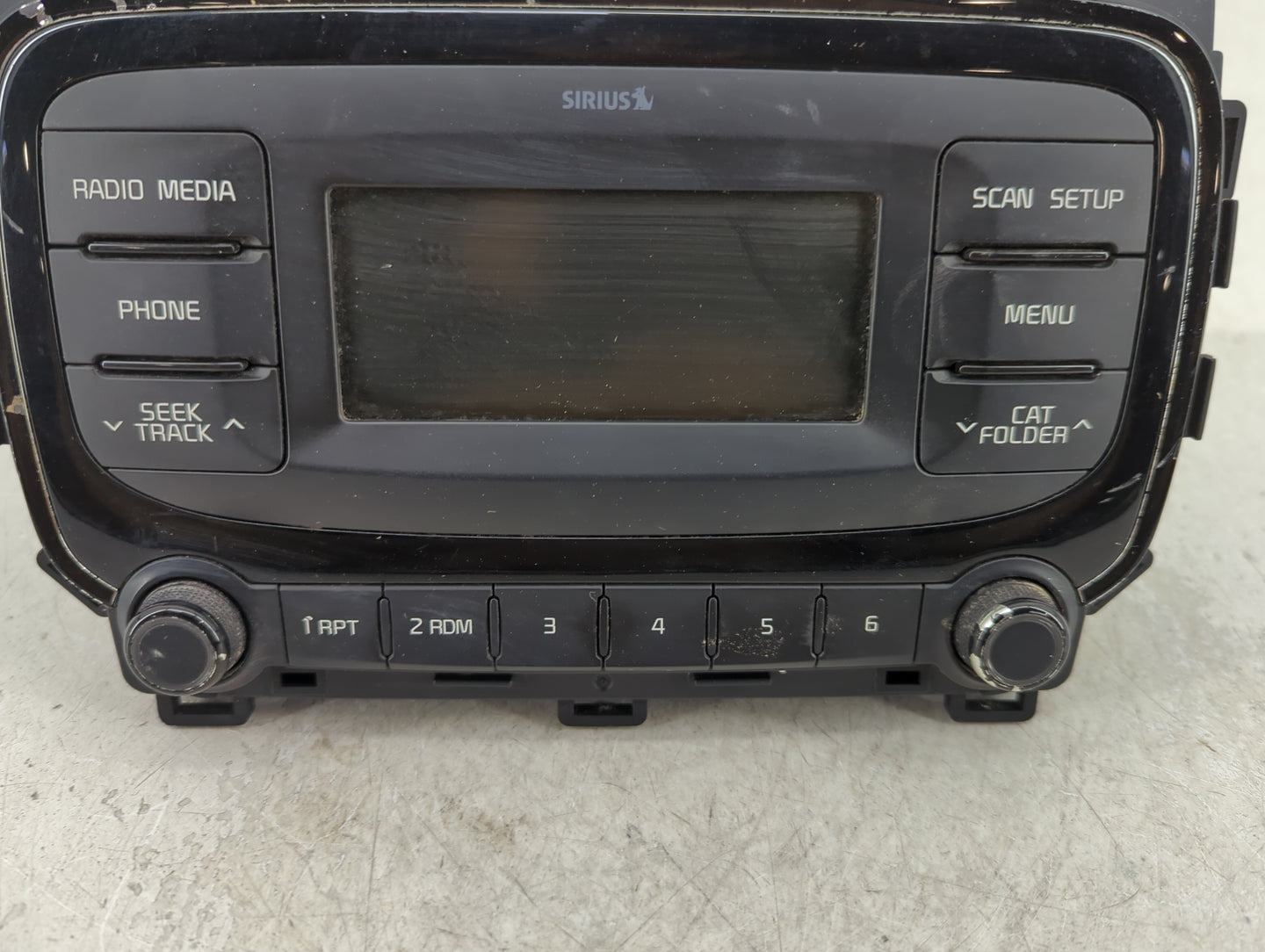 2017-2018 Kia Forte Radio AM FM Cd Player Receiver Replacement P/N:96170-B0110WK Fits Fits 2017 2018 OEM Used Auto Parts - O