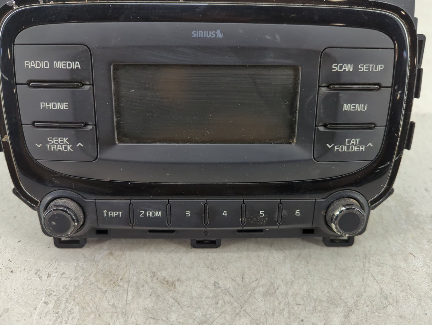 2017-2018 Kia Forte Radio AM FM Cd Player Receiver Replacement P/N:96170-B0110WK Fits Fits 2017 2018 OEM Used Auto Parts - O