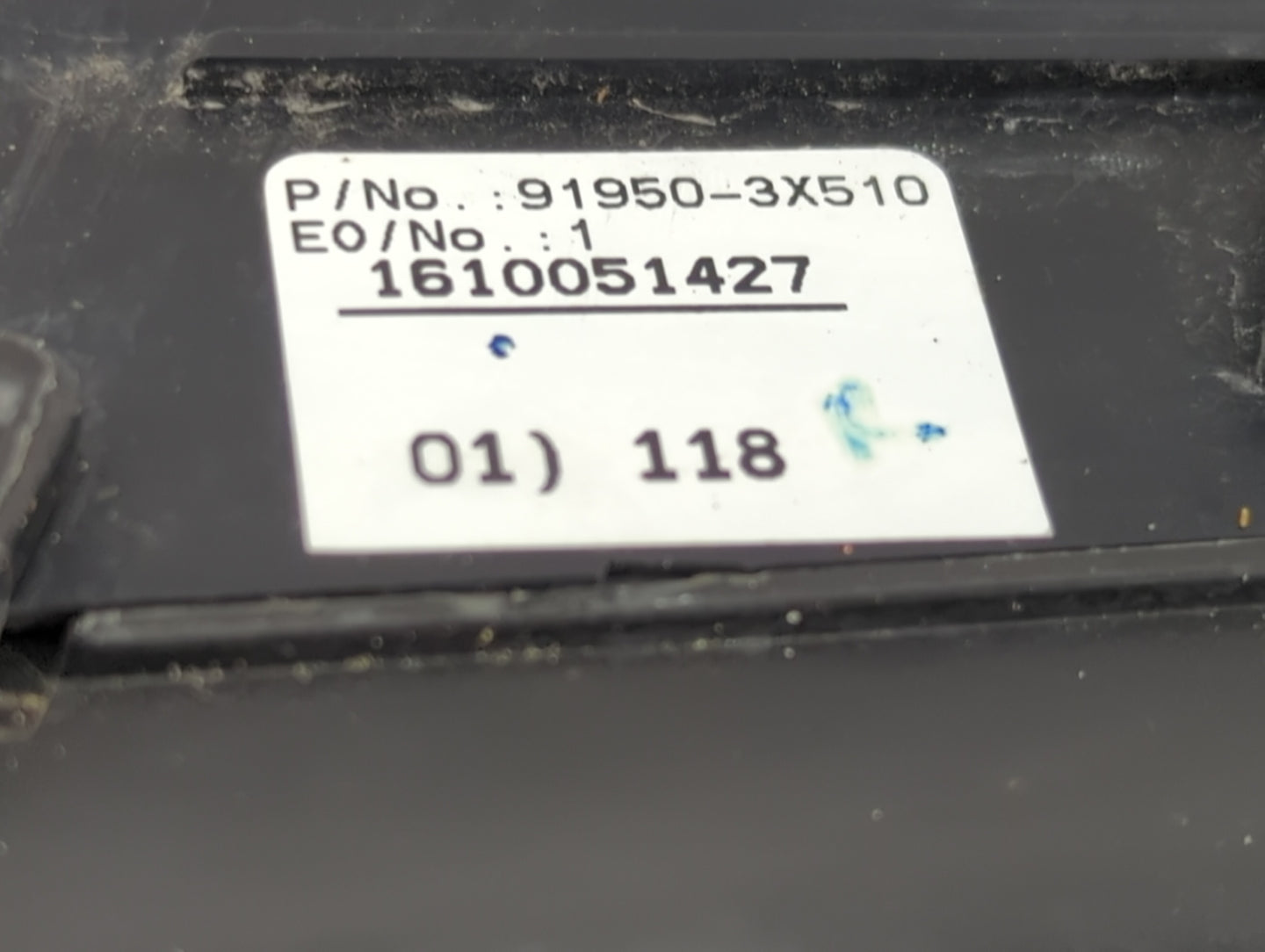 2017-2018 Kia Forte Fusebox Fuse Box Panel Relay Module P/N:91950-3X510 Fits Fits 2017 2018 OEM Used Auto Parts - Oemusedaut