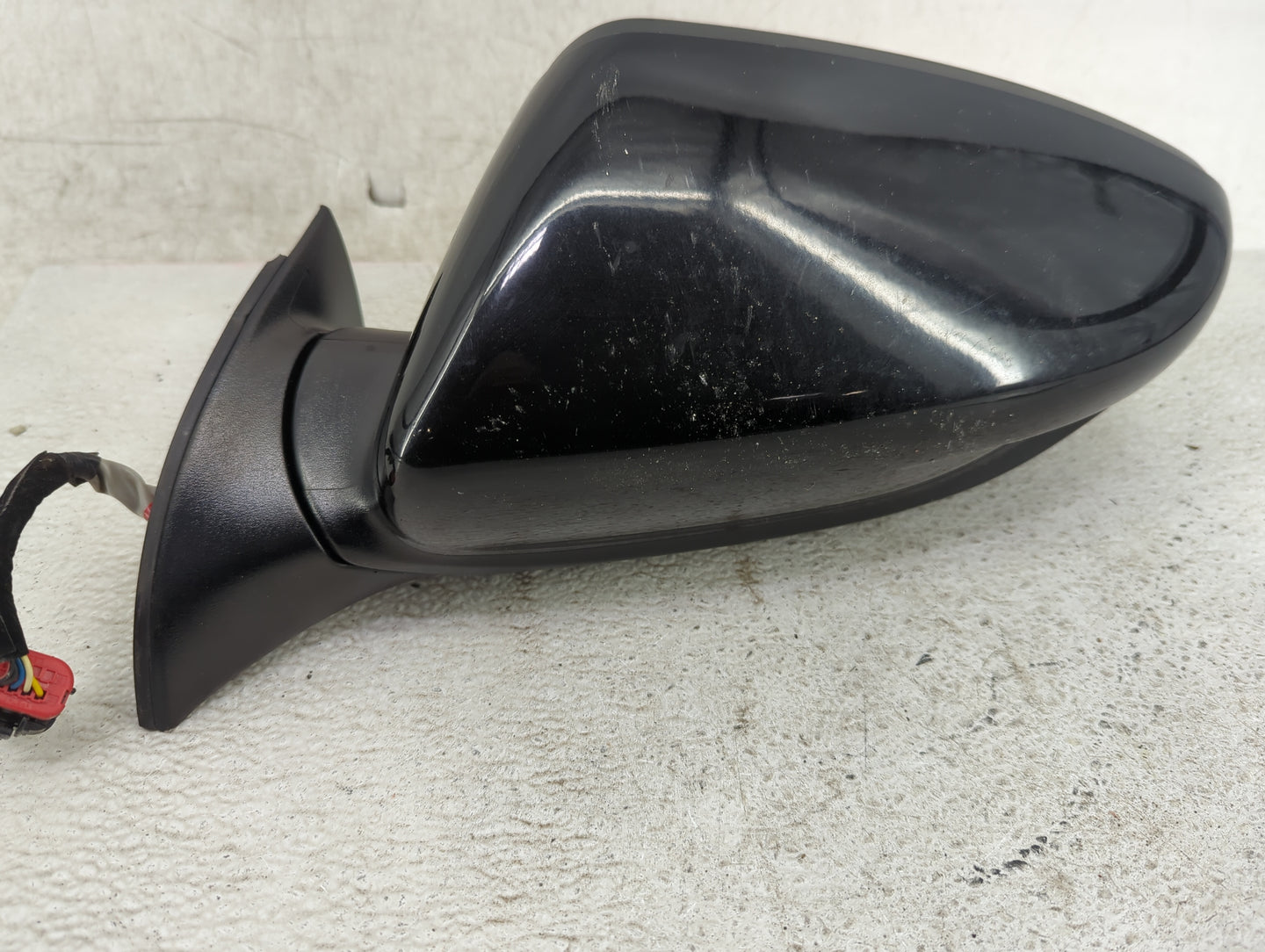 2016-2018 Kia Forte Driver Left Side View Manual Door Mirror Black - Oemusedautoparts1.com