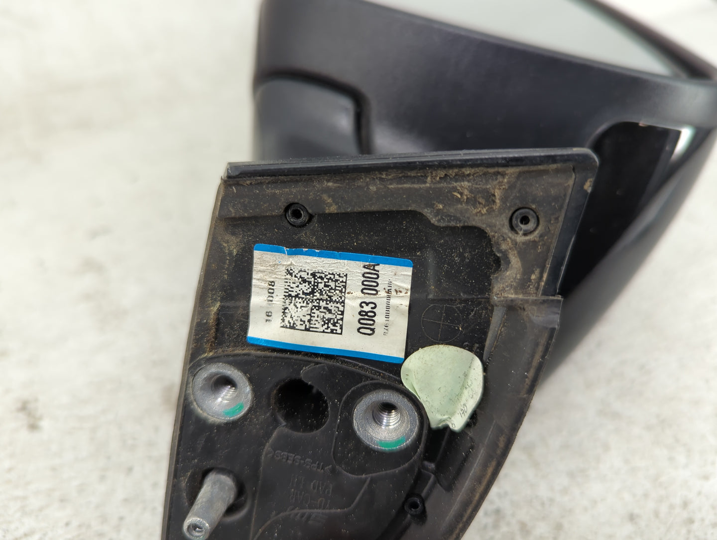2016-2018 Kia Forte Driver Left Side View Manual Door Mirror Black - Oemusedautoparts1.com