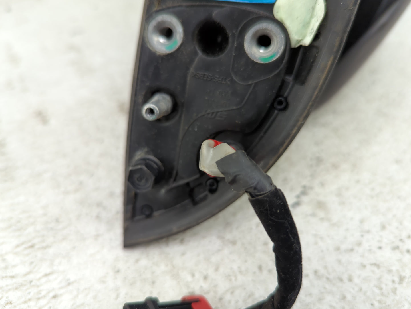 2016-2018 Kia Forte Driver Left Side View Manual Door Mirror Black - Oemusedautoparts1.com