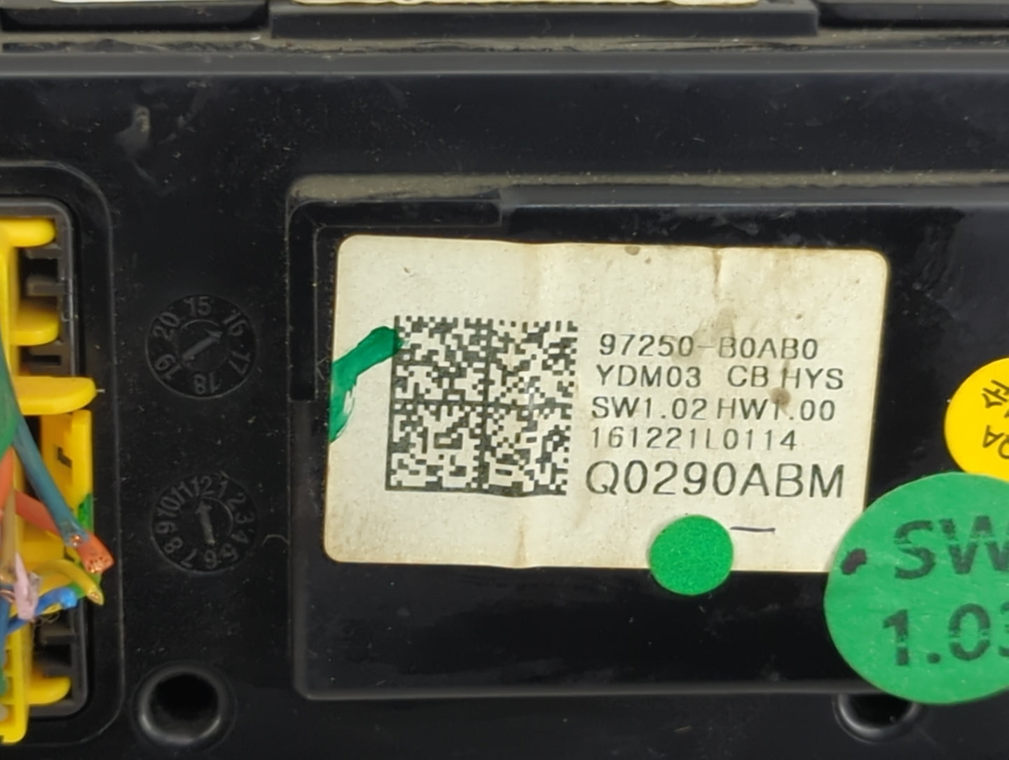 2017-2018 Kia Forte Climate Control Module Temperature AC/Heater Replacement P/N:97250-B0AB0 97250-A7XXX Fits Fits 2017 2018