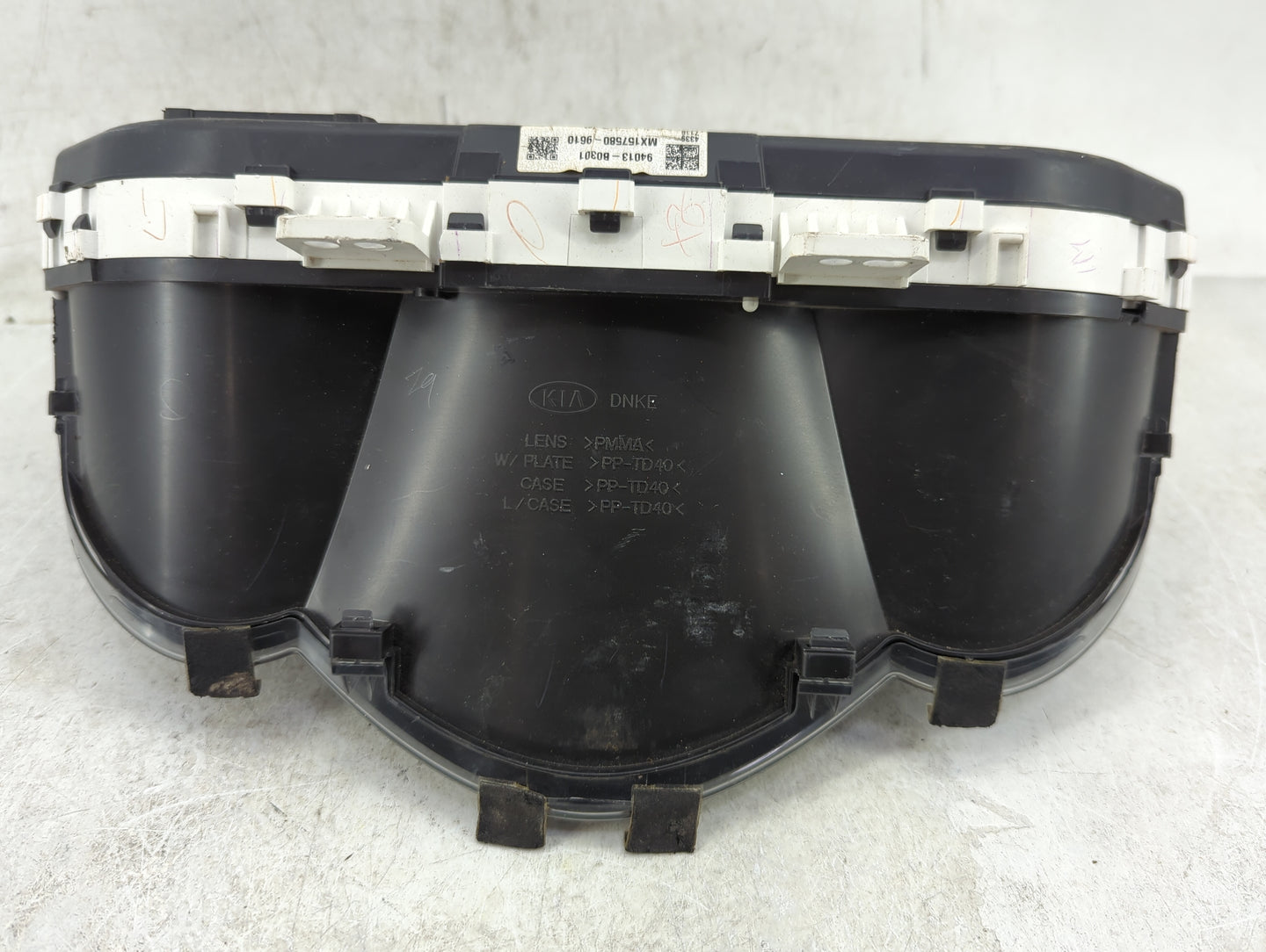 2017-2018 Kia Forte Instrument Cluster Speedometer Gauges P/N:94013-B0301 MX157580-9610 Fits Fits 2017 2018 OEM Used Auto Pa