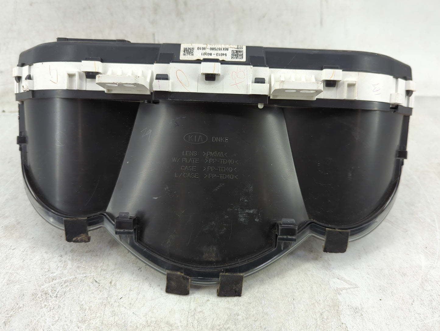 2017-2018 Kia Forte Instrument Cluster Speedometer Gauges P/N:94013-B0301 MX157580-9610 Fits Fits 2017 2018 OEM Used Auto Pa