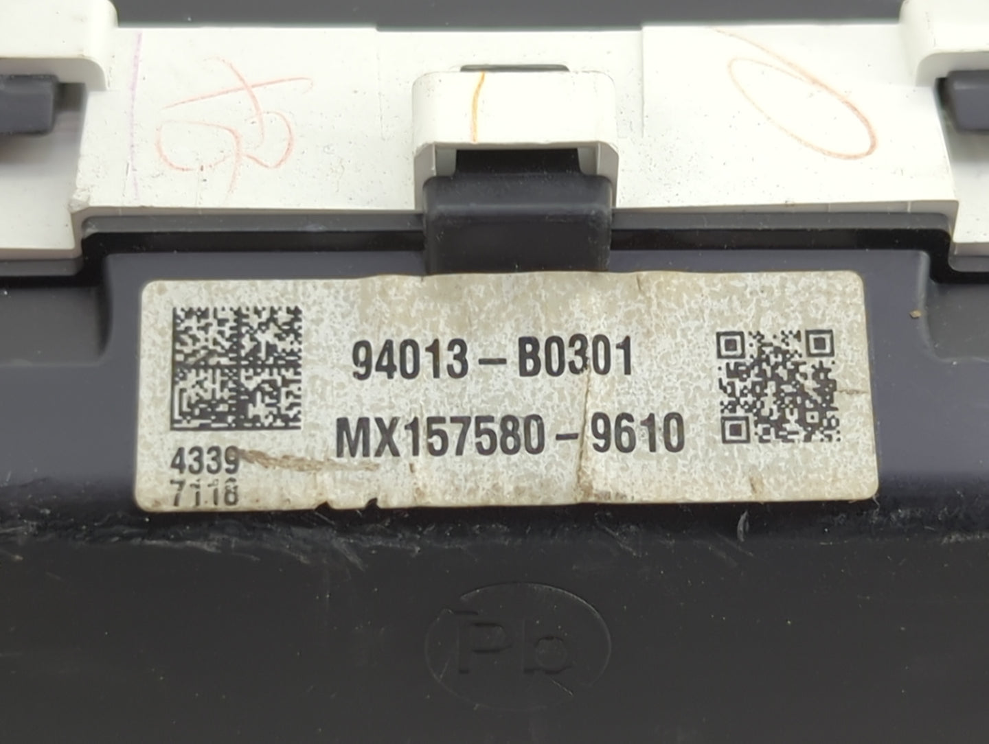2017-2018 Kia Forte Instrument Cluster Speedometer Gauges P/N:94013-B0301 MX157580-9610 Fits Fits 2017 2018 OEM Used Auto Pa