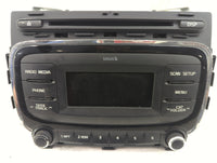 2017-2018 Kia Forte Radio AM FM Cd Player Receiver Replacement P/N:96170-B0110WK Fits Fits 2017 2018 OEM Used Auto Parts - O