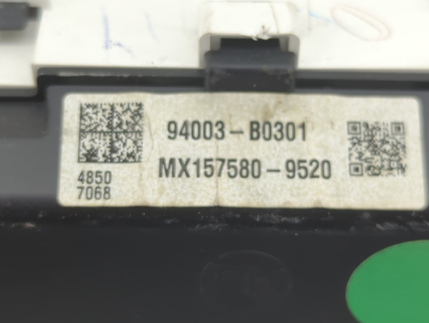 2017-2018 Kia Forte Instrument Cluster Speedometer Gauges P/N:94003-B0301 MX157580-9520 Fits Fits 2017 2018 OEM Used Auto Pa