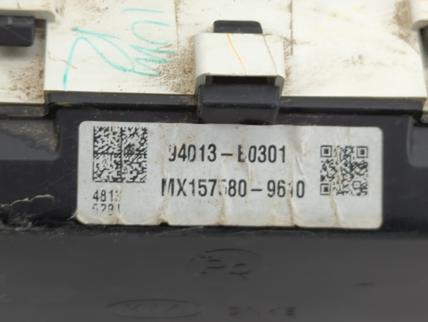 2017-2018 Kia Forte Instrument Cluster Speedometer Gauges P/N:94013-B0301 MX157580-9610 Fits Fits 2017 2018 OEM Used Auto Pa