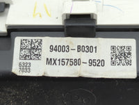2017-2018 Kia Forte Instrument Cluster Speedometer Gauges P/N:94003-B0301 MX157580-9520 Miles: Fits Fits 2017 2018 OEM Used 