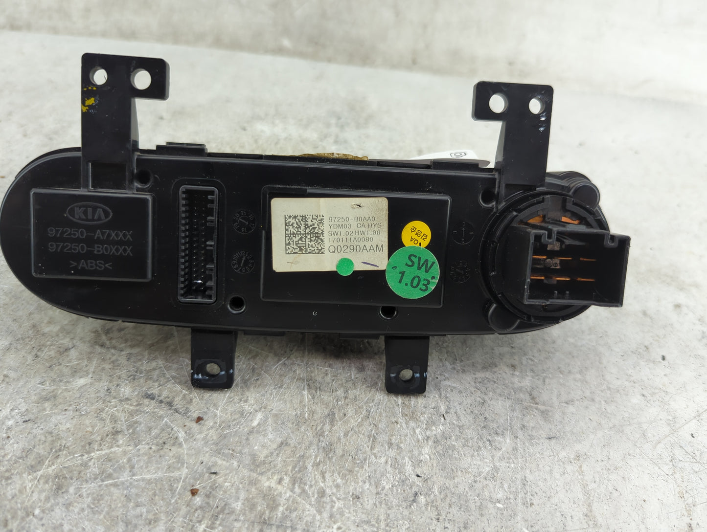 2017-2018 Kia Forte Climate Control Module Temperature AC/Heater Replacement P/N:97250-B0AA0 97250-A7XXX Fits Fits 2017 2018