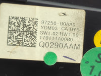 2017-2018 Kia Forte Climate Control Module Temperature AC/Heater Replacement P/N:97250-B0AA0 97250-A7XXX Fits Fits 2017 2018