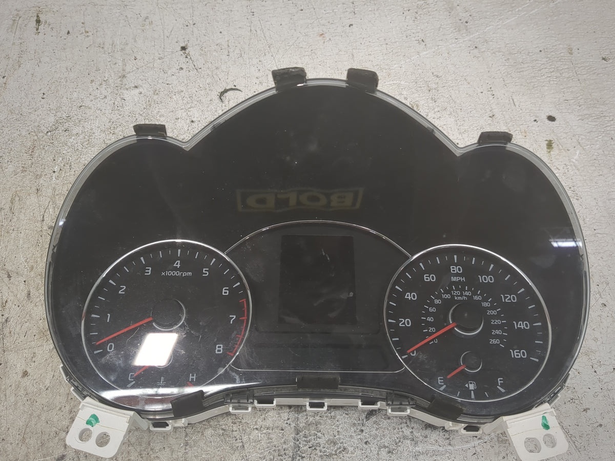 2017-2018 Kia Forte Instrument Cluster Speedometer Gauges P/N:94003-B0301 MX15758O-9520 Miles: Fits Fits 2017 2018 OEM Used 