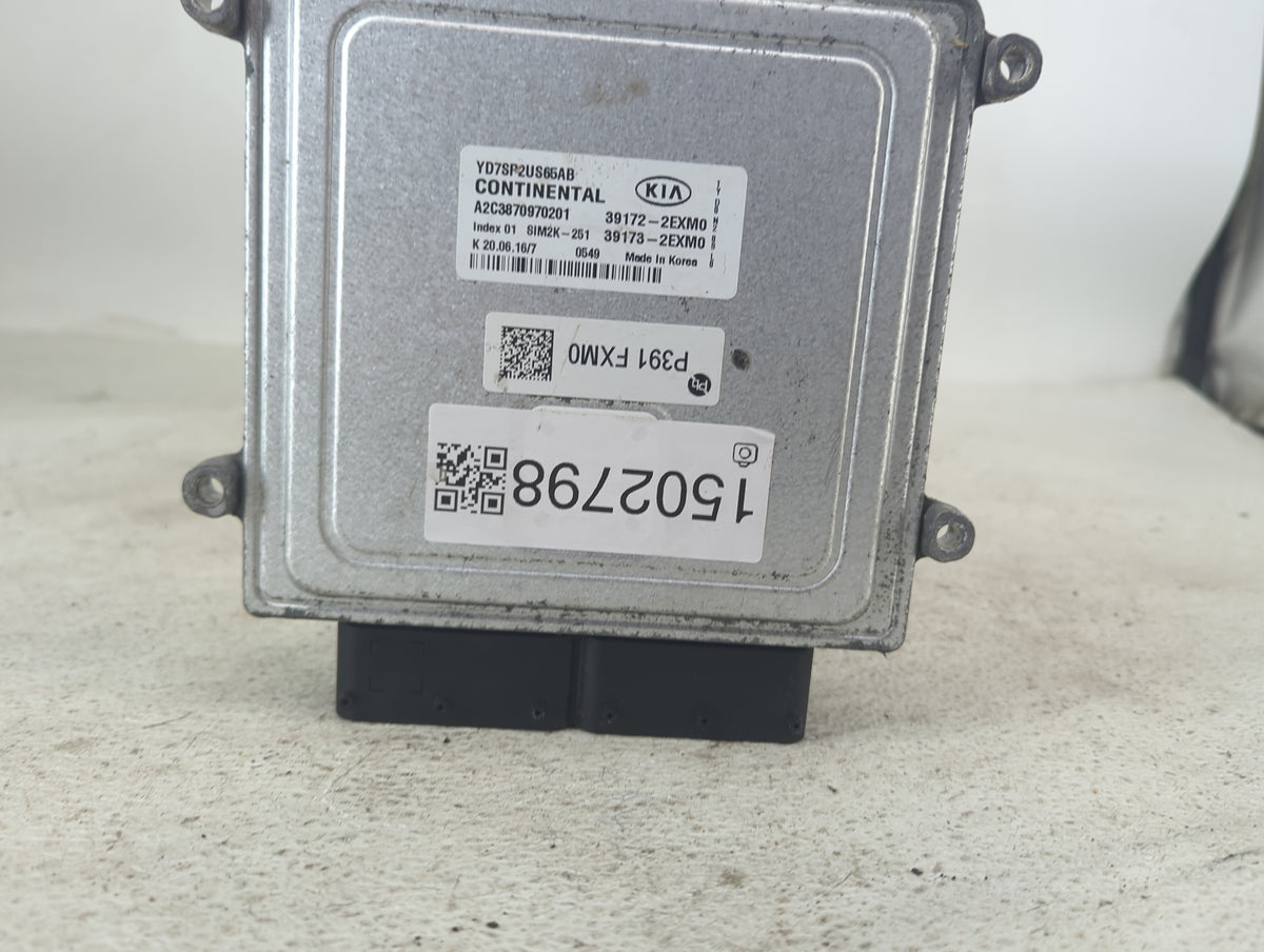2017-2018 Kia Forte PCM Engine Control Computer ECU ECM PCU OEM P/N:YD7SP2US65AB A2C3870970201, 39172-2EXM0 Fits Fits 2017 2