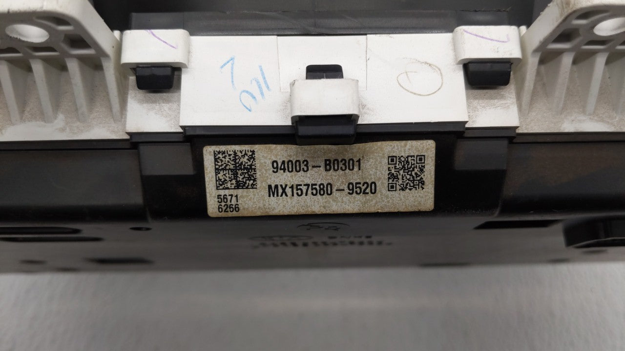 2017-2018 Kia Forte Instrument Cluster Speedometer Gauges P/N:94013-B0301 94003-B0301 Fits Fits 2017 2018 OEM Used Auto Part