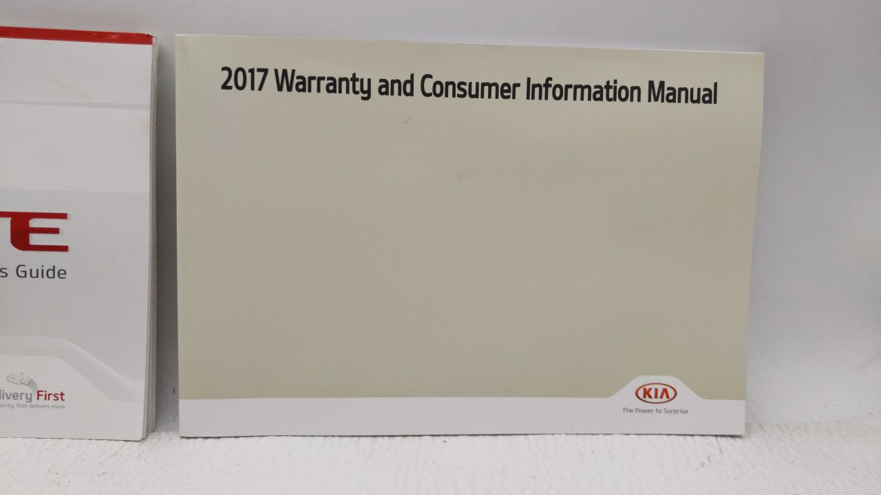 2017 Kia Forte Owners Manual Book Guide OEM Used Auto Parts - Oemusedautoparts1.com