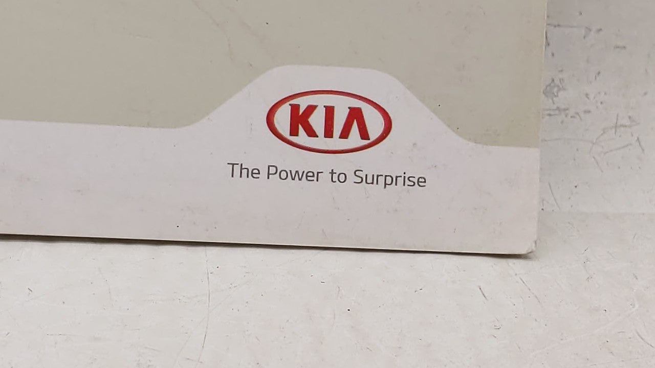 2017 Kia Forte Owners Manual Book Guide P/N:B0S4-EE68B OEM Used Auto Parts - Oemusedautoparts1.com