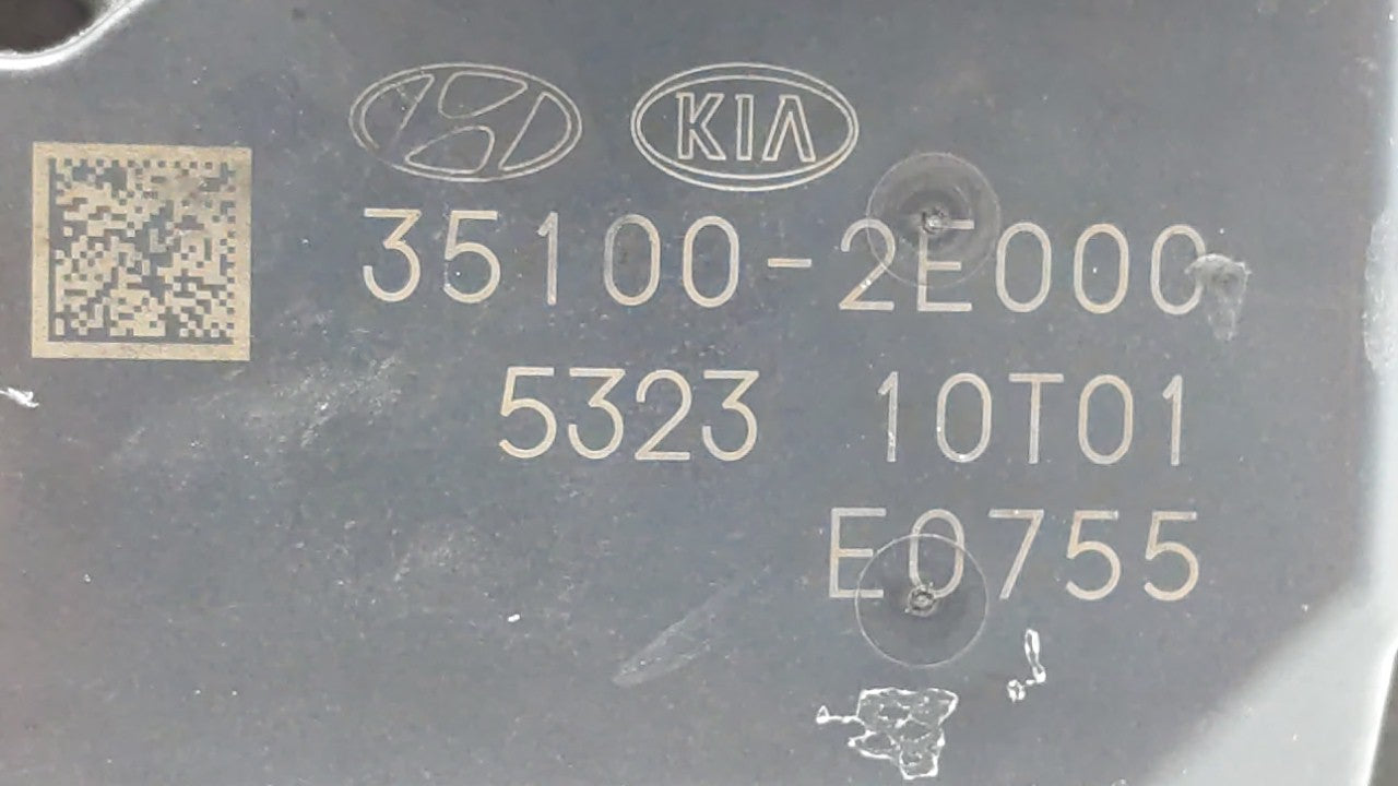 2014-2018 Kia Forte Throttle Body P/N:35100-2E000 Fits Fits 2011 2012 2013 2014 2015 2016 2017 2018 2019 OEM Used Auto Parts