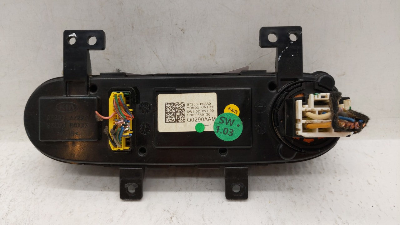 2017-2018 Kia Forte Climate Control Module Temperature AC/Heater Replacement P/N:97250-A7XXX 97250-B0AA0 Fits Fits 2017 2018