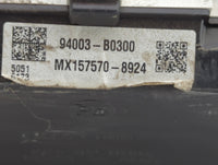 2017-2018 Kia Forte Instrument Cluster Speedometer Gauges P/N:94003-B0300 Fits Fits 2017 2018 OEM Used Auto Parts - Oemuseda