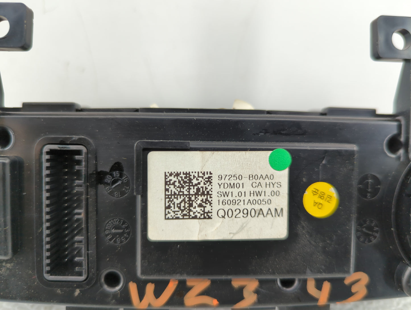 2017-2018 Kia Forte Climate Control Module Temperature AC/Heater Replacement P/N:97250-A7XXX 97250-B0AA0 Fits Fits 2017 2018