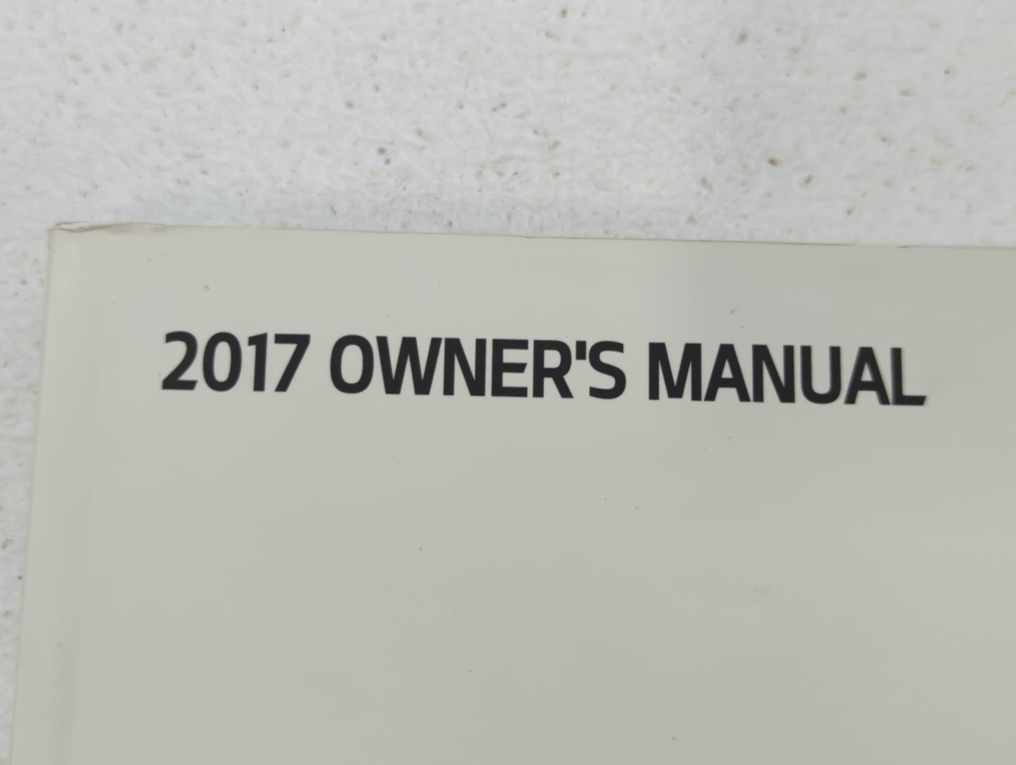 2017 Kia Forte Owners Manual Book Guide OEM Used Auto Parts - Oemusedautoparts1.com