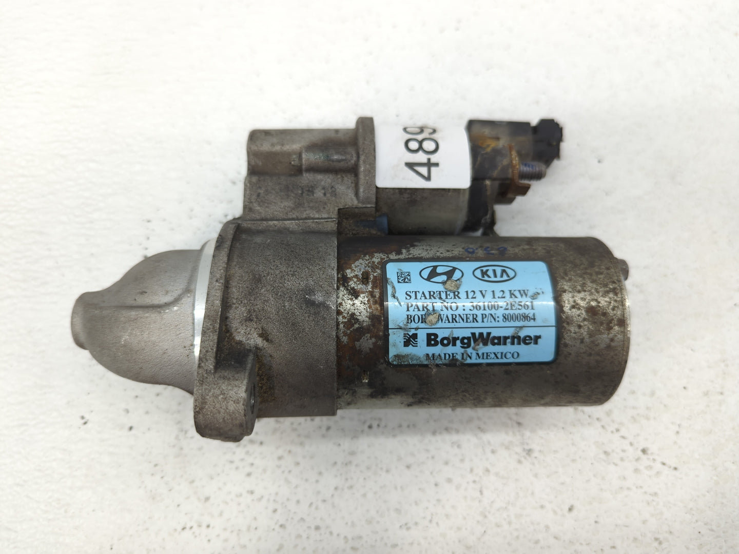 2017-2022 Kia Forte Car Starter Motor Solenoid OEM P/N:36100-2E561 Fits Fits 2017 2018 2019 2020 2021 2022 OEM Used Auto Par