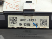 2017-2018 Kia Forte Instrument Cluster Speedometer Gauges P/N:94003-B0301 Fits Fits 2017 2018 OEM Used Auto Parts - Oemuseda