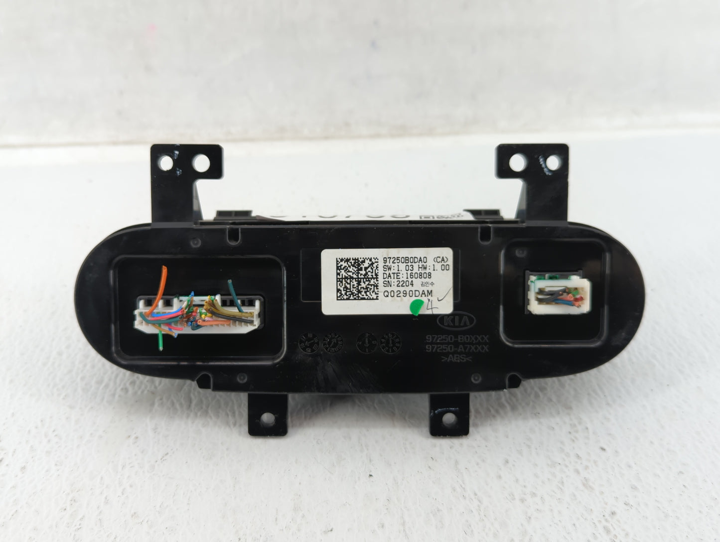 2017-2018 Kia Forte Climate Control Module Temperature AC/Heater Replacement P/N:97250B0DA0 Fits Fits 2017 2018 OEM Used Aut