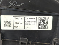 2017-2018 Kia Forte Fusebox Fuse Box Panel Relay Module P/N:91218-B0210 Fits Fits 2017 2018 OEM Used Auto Parts - Oemusedaut