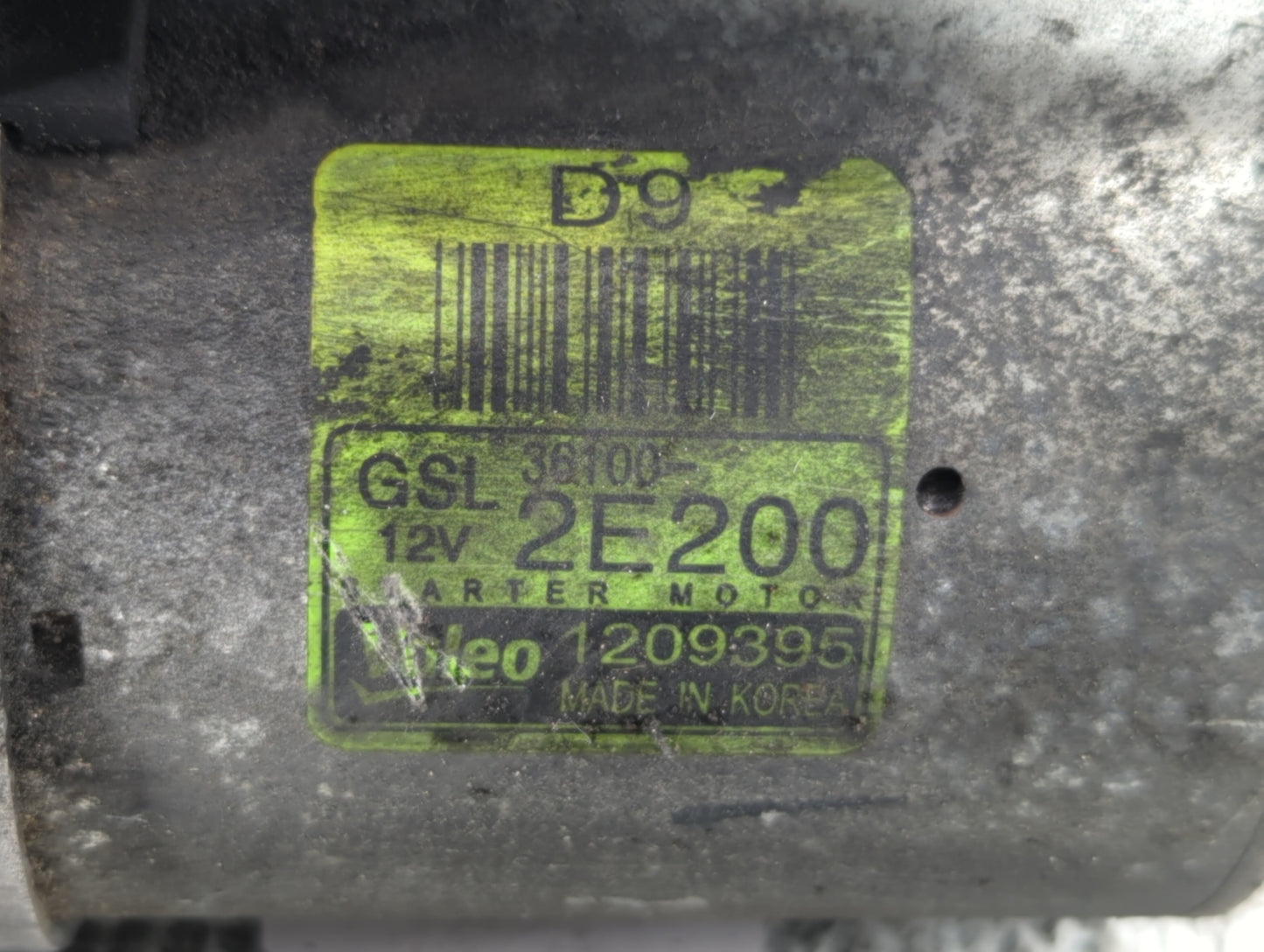 2016-2022 Kia Forte Car Starter Motor Solenoid OEM P/N:36100-2E200 Fits Fits 2013 2014 2016 2017 2018 2019 2020 2021 2022 OE