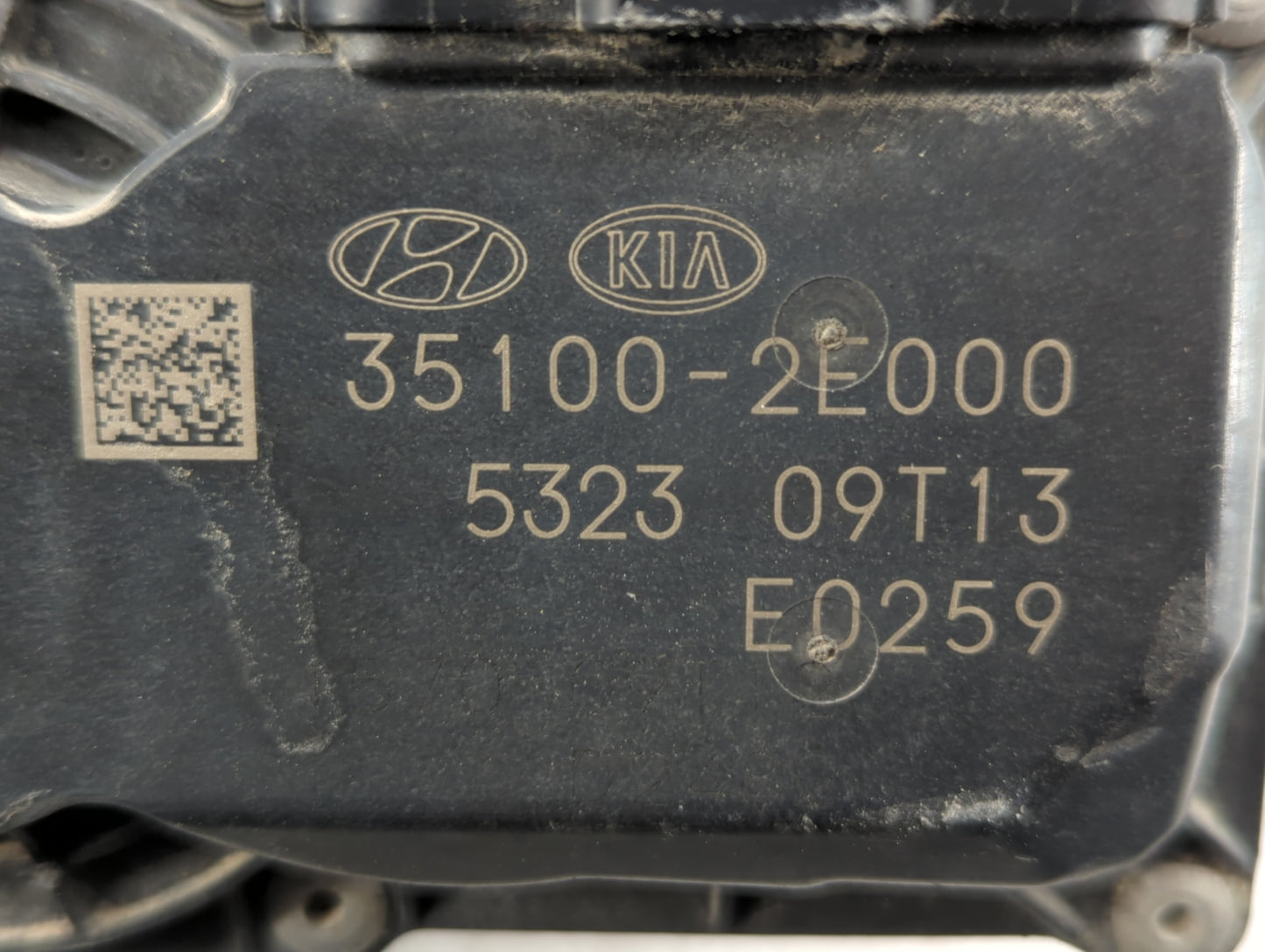 2014-2018 Kia Forte Throttle Body P/N:35100-2E000 Fits Fits 2011 2012 2013 2014 2015 2016 2017 2018 2019 2020 2021 OEM Used 