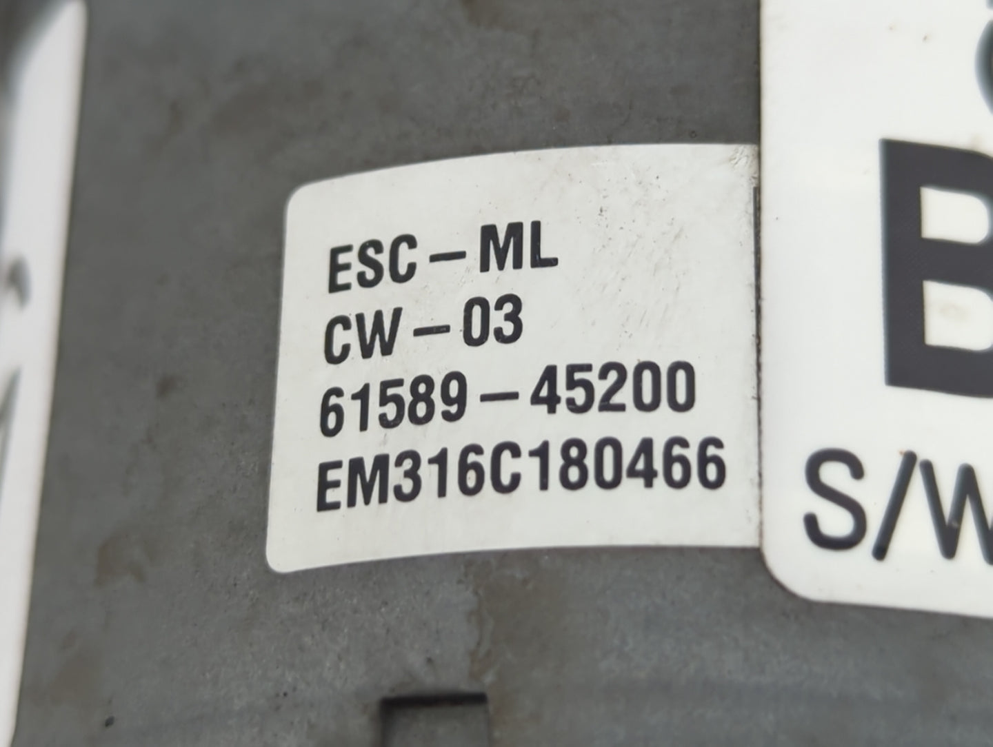 2017-2018 Kia Forte ABS Pump Control Module Replacement P/N:61589-45200 58920-B0400 Fits Fits 2017 2018 OEM Used Auto Parts 