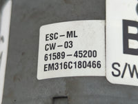 2017-2018 Kia Forte ABS Pump Control Module Replacement P/N:61589-45200 58920-B0400 Fits Fits 2017 2018 OEM Used Auto Parts 