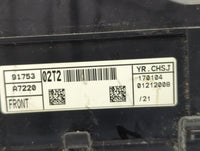 2017-2018 Kia Forte Fusebox Fuse Box Panel Relay Module P/N:91753-A7220 91221-B0060 Fits Fits 2017 2018 OEM Used Auto Parts 