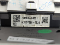 2017-2018 Kia Forte Instrument Cluster Speedometer Gauges P/N:MX157580-9520 94003-B0300 Fits Fits 2017 2018 OEM Used Auto Pa