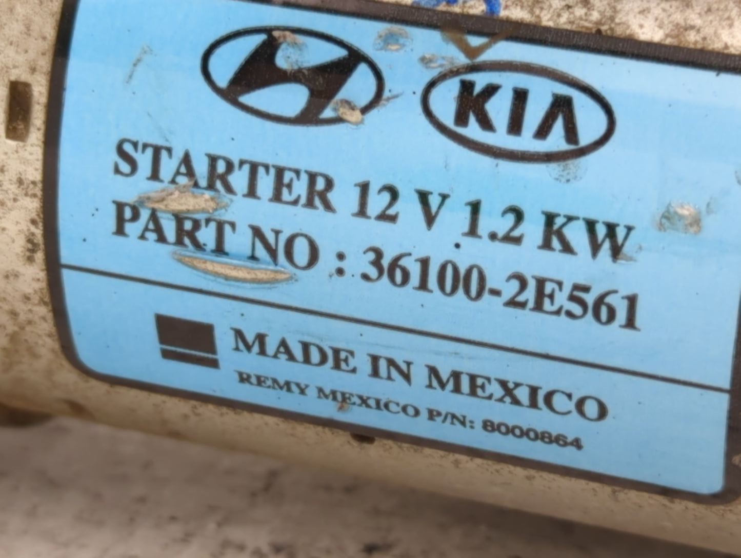 2017-2022 Kia Forte Car Starter Motor Solenoid OEM P/N:36100-2E561 Fits Fits 2017 2018 2019 2020 2021 2022 OEM Used Auto Par