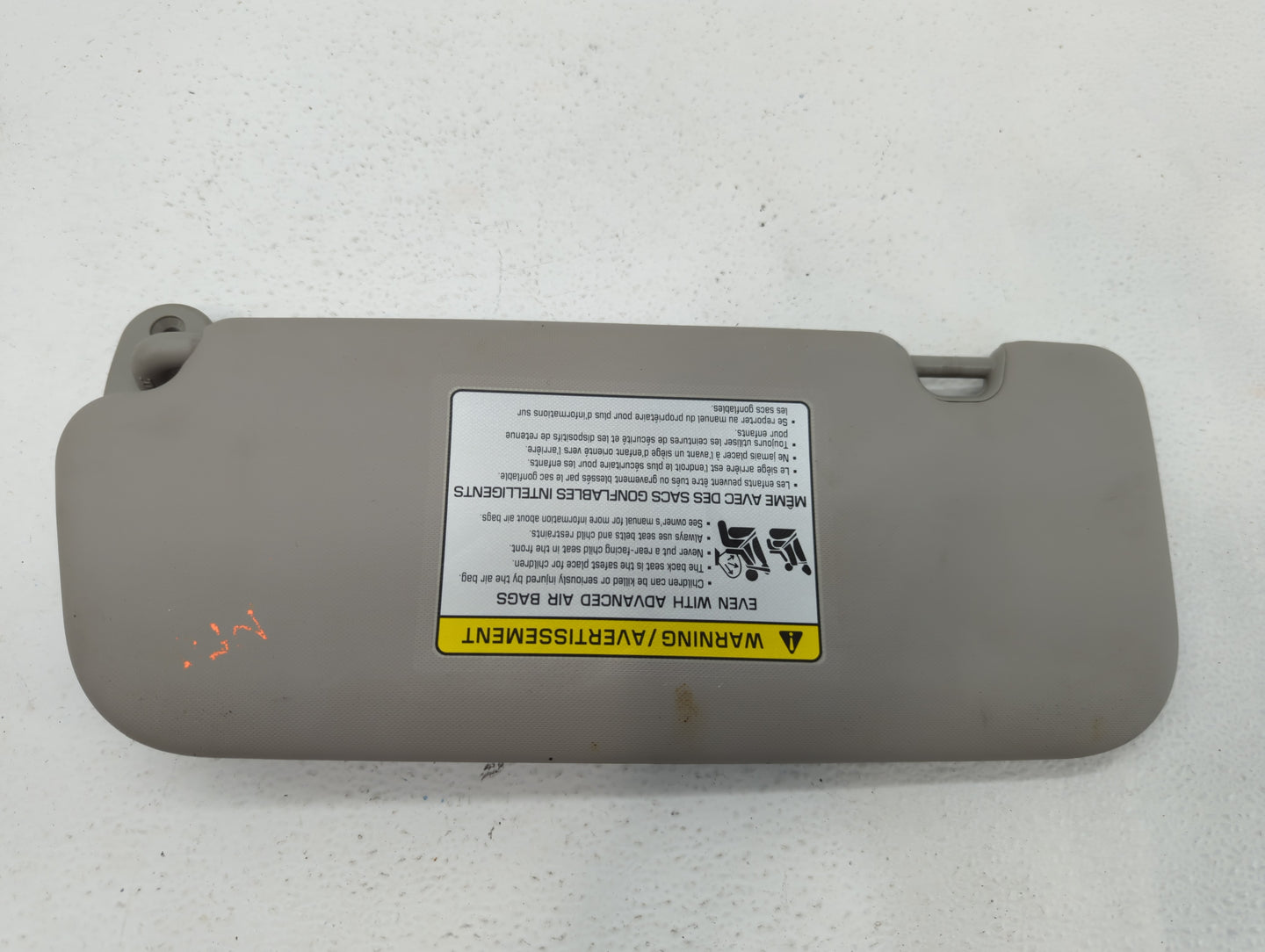 2017-2018 Kia Forte Sun Visor Shade Replacement Passenger Right Mirror Fits Fits 2017 2018 OEM Used Auto Parts - Oemusedauto