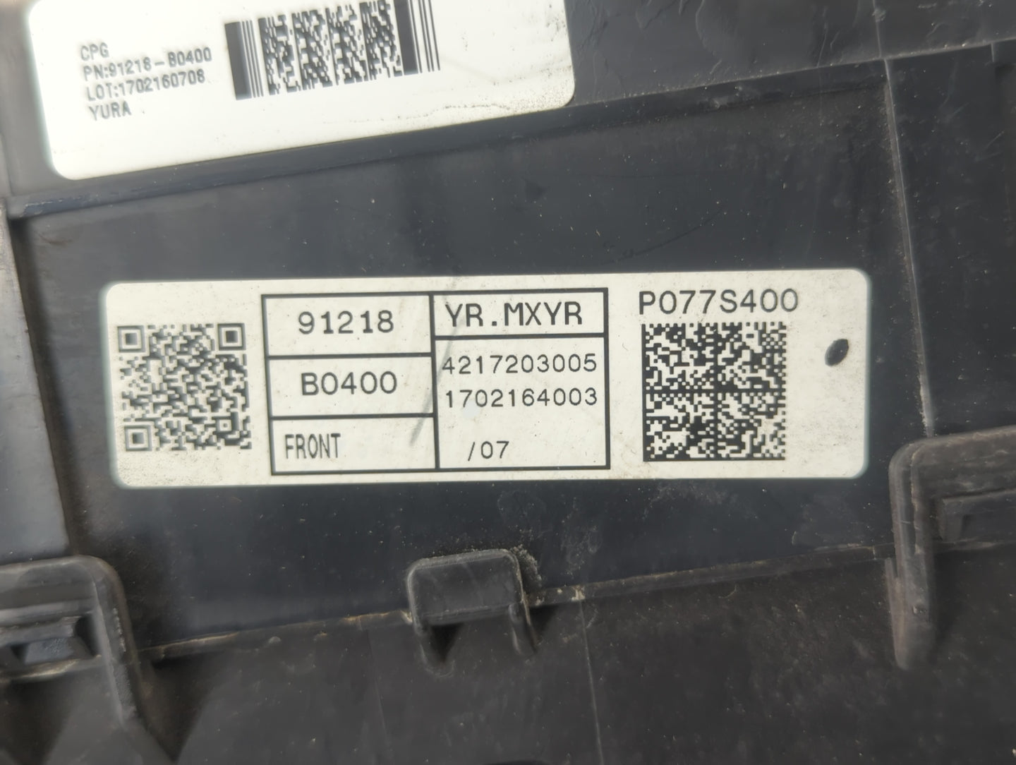2017-2018 Kia Forte Fusebox Fuse Box Panel Relay Module P/N:91218 B0400 Fits Fits 2017 2018 OEM Used Auto Parts - Oemusedaut